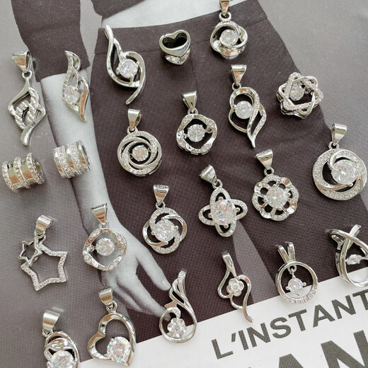 DL 1998 Fat Donglai same style pt950 platinum pendant for women 2024 new pendant single pendant without necklace 18Kl platinum whale tail