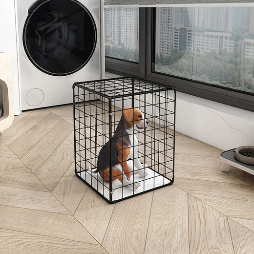 Cat Cage Home Super Large Free Space Cat Nest Dog Cage Puppy Cage Six Sides Portable Folding Pet Cage White 30*20*20cm 4Jin Jin is equal to about 0.5kg