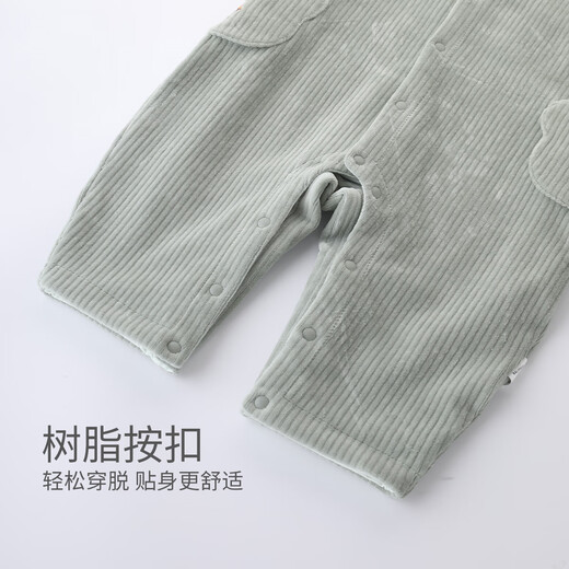 Bali Piggy Baby Overalls Spring and Autumn Style Boys Jumpsuit Girls Girls Sweater Jumpsuit Super Cute Green 80