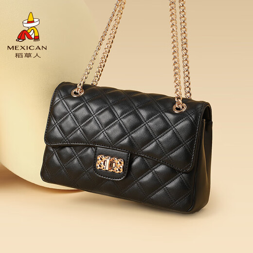 Scarecrow bag women's bag 2025 new shoulder crossbody bag light luxury rhombus bag gift box birthday gift for girlfriend and wife