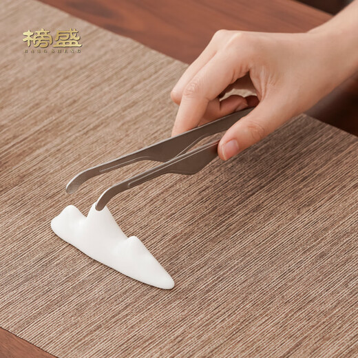 Bangsheng pure titanium tea clip, tea tweezers, high-end anti-scalding tea cup clip, household tea making tool, tea leaf clip, tea set accessories, pure titanium ultra-light tea clip