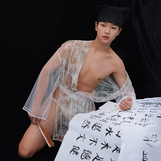 Men's Sexy Underwear 2024 New Sexy Transparent Cosplay Three-Point Male Sexy Underwear Men's Special Masturbation Sexy Underwear Thong Men's Sexy Sex Underwear One Size 110-160Jin Jin is equal to 0.5 kg