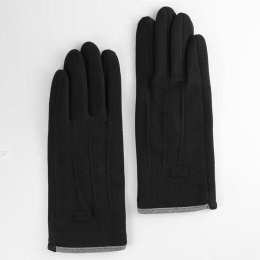 Torchman Men's Gloves Cold Protection Warm Touch Screen Gloves Outdoor Electric Vehicle Gloves Driving Gloves H3040 Black