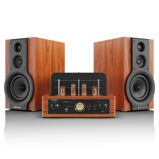 Shanshui National Subsidy S920 Audiophile Tube Amplifier HIFI Computer Mobile TV Bluetooth Audio Home Theater M980CD Combination Three-Way Speaker S920- New Version Upgraded Tube Amplifier Audiophile