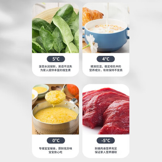 Chigao large refrigerator household refrigeration and freezing dual-purpose dormitory dormitory rental double-door office refrigerator energy-saving energy-saving first-class energy efficiency household S278 silver first-class energy efficiency four layers of refrigeration and four layers of freezing