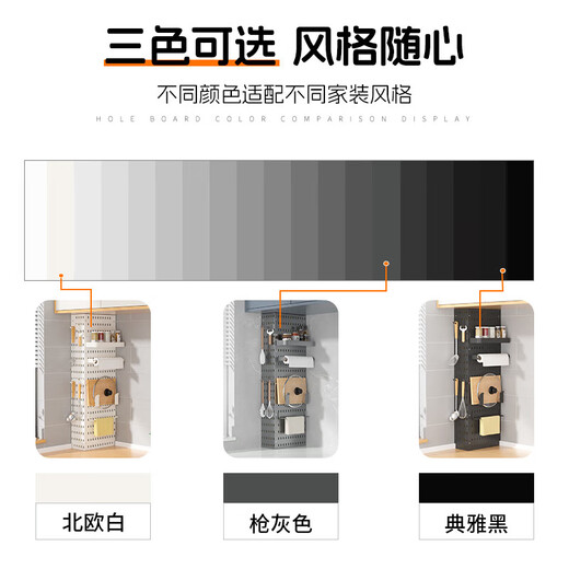 Hundred-shaped hole plate Customized wall-mounted storage rack kitchen gas pipe shielding plate sky storage rack pipeline ugly 10 Customized Do not take pictures please contact customer service