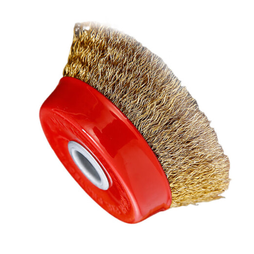 Geelii Schüsselstahl Drahtrad 10 Packung Winkel Mühle Holz Metallschleife Rostentfernung und Fleckenpolieren 100 Typ 14069