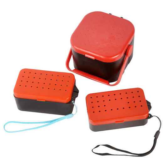 Yuyongji (YUYONGJI) red worm and earthworm box multi-functional live bait fishing gear box breathable and moisturizing insect-proof running high-quality fish supplies accessories box small red worm box