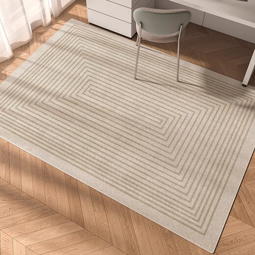 Zunxun rocking chair floor mat non-slip rectangular simple study special cream style desk swivel chair soundproof living room Fenghua-1M 80*120cm