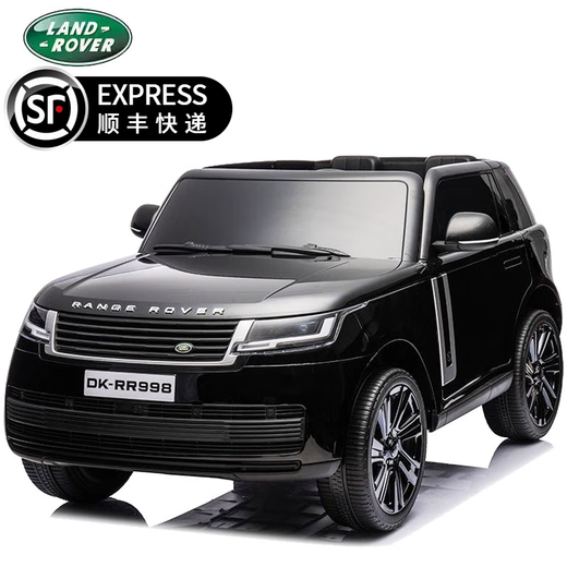 WORK BABY Land Rover Range Rover children's electric car four-wheeled with remote control toy car can sit on off-road car baby baby standard white four-wheel drive soft wheels + soft seat + remote control
