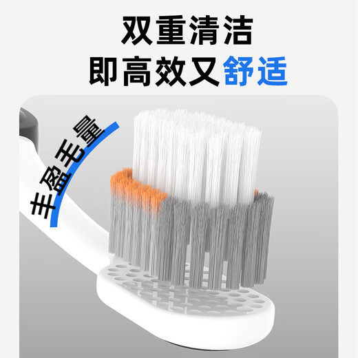 仕卫特宽头万毛牙刷软毛超细超软家庭装4支月子孕妇牙刷男女士情侣成人 宽头万毛牙刷-1卡 4支