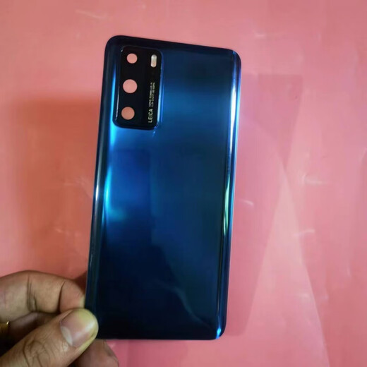 Suitable for Huawei p40 original glass back cover p40pro pure original mobile phone back shell cover rear screen shell original P40 bright black back cover + cooling sticker + tool kit