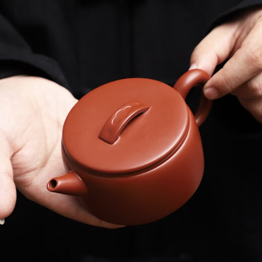 Big mouth Han tile purple sand pot famous handmade original mineral red clay Dahongpao Fengming teapot household kung fu tea set Sun Zhifeng big Han tile pot 280ml