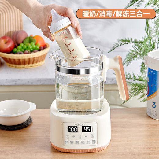 Health kettle, kettle, hot water kettle, constant temperature kettle, tea kettle, tea kettle, one-piece glass, fully automatic, small home, multi-functional office, large capacity, 316 stainless steel - 72 hours constant temperature - 1.5L