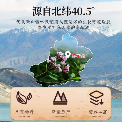 Xiehe Jingpin Echtes Luobuma-Tee Xinjiang Nicht-wild antihypertensive Tee-Blutdruckgesundheitstee mit Gynostemum blau grün und liufei Tea Blätter drei Dosen [Gynostemum Blau] Fettgepresstes Kombination