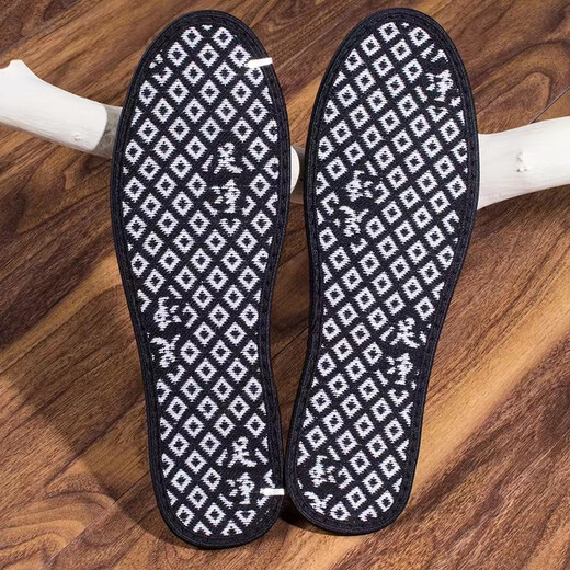 Foot clean anti-odor insole for men and women sweat-absorbing and breathable deodorant leather shoes sweat-sporty thin fragrance summer men's insole for men and women black 3 pairs of deodorant 9901 insole size 39