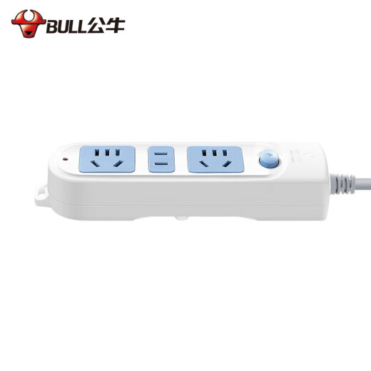 Bull (Bull) Socket Multi-Loch Long Wire Multifunktionales elektrische Steckerplatine, Drag-Board mit Kinderschutztür/neuer National Standard/Reihen-Plug/Stecker [3-Position Total Control 5 Meter] GN-606