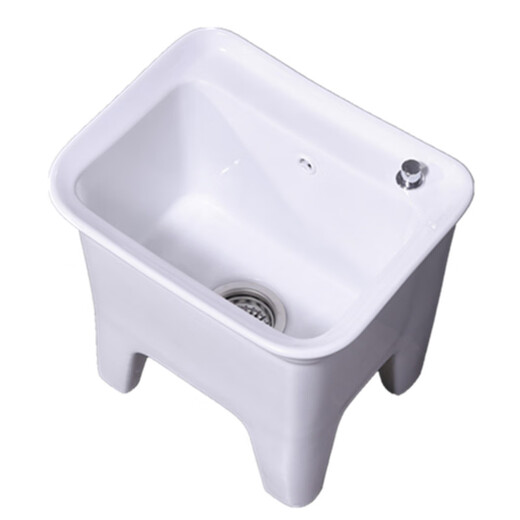Lefit (lfte) bathroom ceramic mop pool balcony mop trough household Taiwan-controlled large, medium and small mop basin courtyard mop pool 926 Taiwan-controlled drain delivery to home