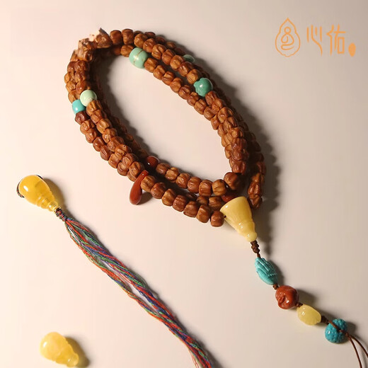 
Pupan Lao Fenghuang 999 Swarovski Zirconi Niawa tee, Russian chicken oil yellow white flower small Vajra Star Moon Bodhisattva 15.1mm certificate number 16859 Lao Fengxiang quality
