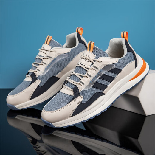
Qiaoke men's shoes summer 2025 new men's mesh shoes men's non-slip versatile breathable and light casual sneakers FH-Yifan 9918 black 39