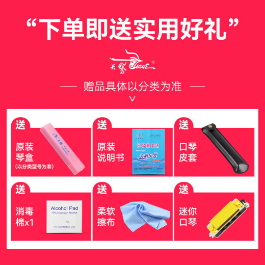 天鹅口琴c调24孔初学者学生入门儿童复音成人专业重音C调口风琴乐器 24孔【专业演奏】黑色复音+赠品