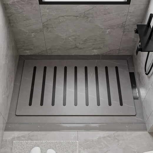 Fantasy Island Bathroom Sunken Shower Room Slate Shower Board Customized Step Stone Bathroom Anti-Slip Stone Bathroom Floor Stone Customized Shower Board 3-piece Set Contains Stone Base Number of Squares 1.0