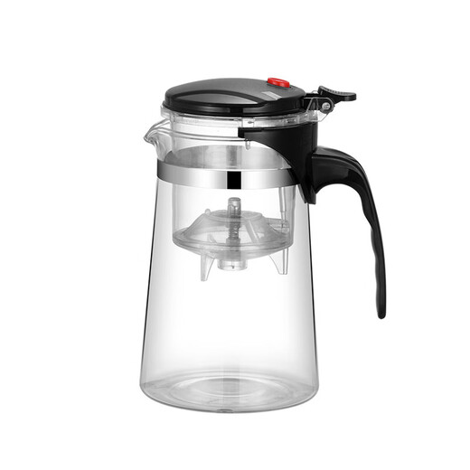 Elegant Cup Teapot Teapot Teacup Tea Water Separation Kung Fu Elegant Cup Tea Filter Household One-touch Tea Maker 500ml Drum Type Direct Pressure Small Capacity