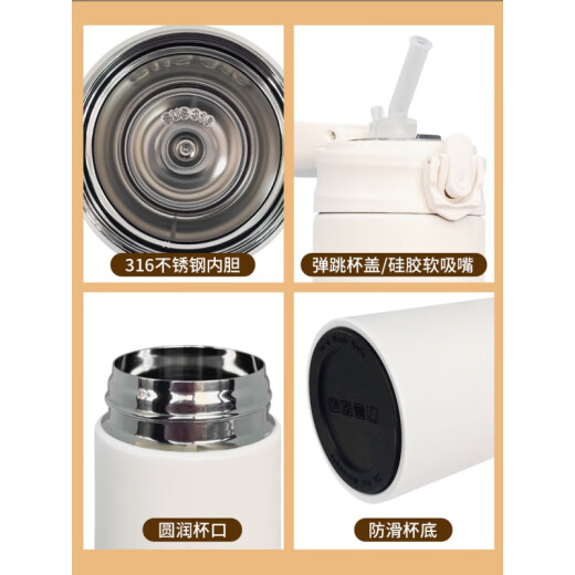 
NBA Curry Warriors Thermal Cup Warriors Stephen Curry Straw Insulation Cup Men's Portable 316 Stainless Steel Cup Accompaniment Thermal Cup Student RR686 Curry-500ML316 Straw Insulation Cup