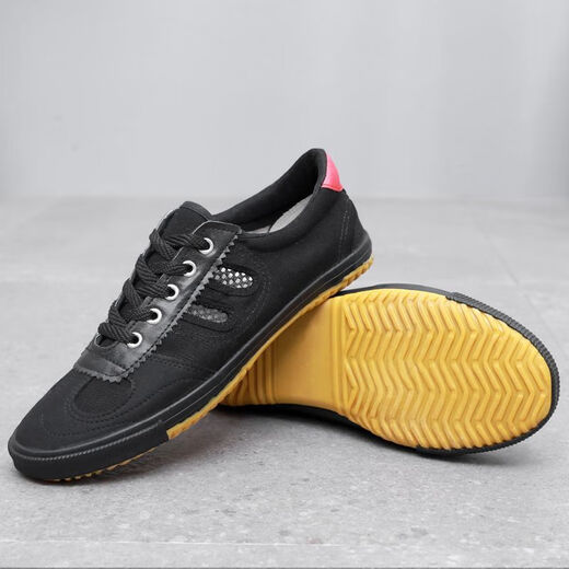 
Pisces Rabbit (SHUAGNYUTU) volleyball shoes beef tendon soles martial arts shoes men and women canvas shoes sports shoes track and field running shoes non-slip breathable wear-resistant main picture model 42 inner length 260