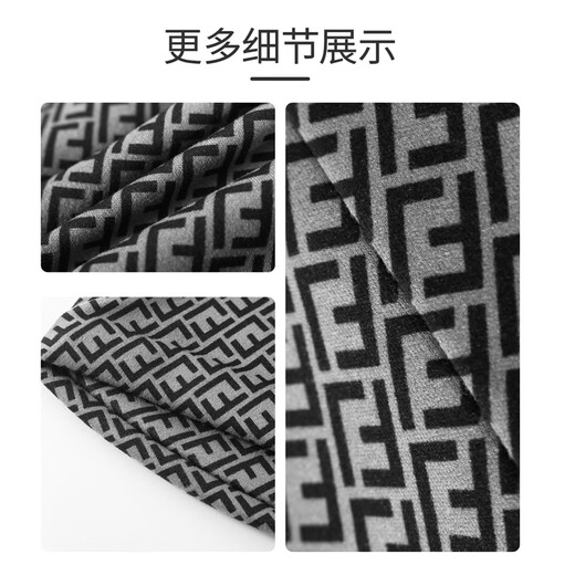 JEEP SPIRIT Women's Winter Warm and Cold Warm Neck Warmer Men's New Outdoor Cycling Windproof Senior Scarf Women's Dark Gray One Size