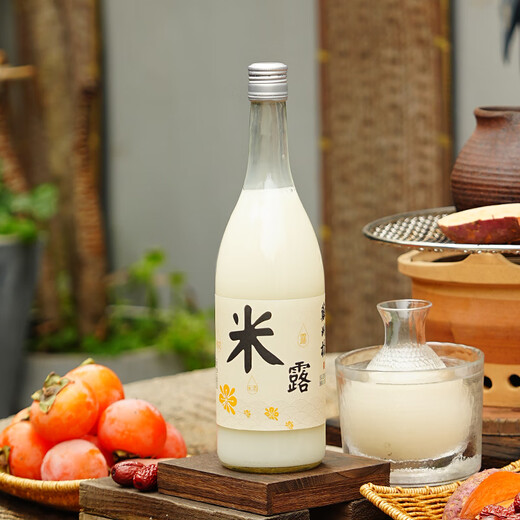 Vino de arroz de Suzhou Bridge Osmanthus 0.5 grados 750 ml de vino grueso de arroz glutinoso, dulce y ligeramente intoxicante, suzhou marca tradicional, regalo
