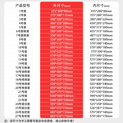 锴源 加厚塑料周转筐箱大号水果蔬菜收纳筐胶框物流快递分拣筐物料中转筐 21号特厚筐695*480*405 KY-ZZK22