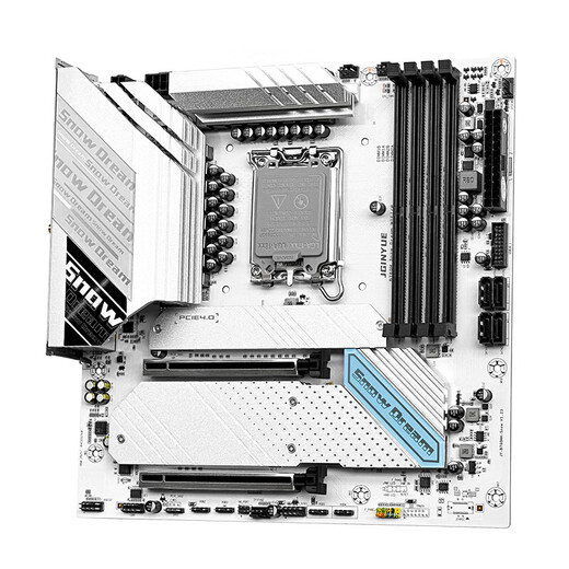 
Jingyue B760M Snow Dream WIFI/W motherboard DDR4 memory computer motherboard i5 14600KF/12600KF/13400F Intel B760/LGA 1700