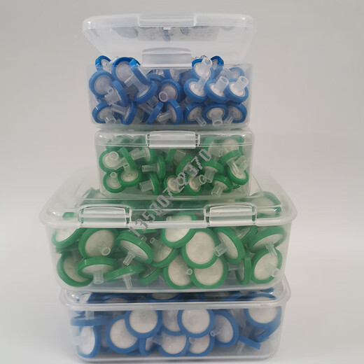 Filtro de aguja de membrana microporosa de poro grande 13/25 mm12358um Cabezal de filtro orgánico a base de agua de micrones 13 mm*5um ptfe (100 piezas)