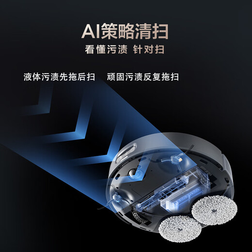 IFlytek AI robot de barrido y trapeador X3Pro AI estrategia de limpieza, barrido y trapeador robot de barrido todo en uno limpieza automática recolección automática de polvo secado automático estación base autolimpieza manual versión con tanque de agua iFlytek AI robot de barrido y trapeador X3Pro