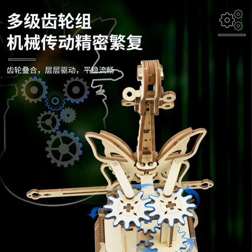 Bruch Butterfly Dream Cello Music Box Children's Toys 3-6 Years Old Building Blocks Assembling Educational Toys for Boys 7-14 Years Old Gift