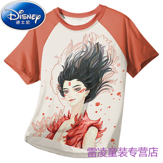 迪士尼（Disney）儿童睡衣小男孩莫代尔薄款夏季男童中大童三件套家居服哪吒春夏天 1H--ST-12353 10码(110-120)cm 均码