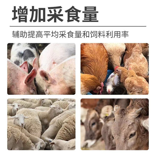 Fast Retailing Veterinary Hawthorn Appetizer Multi-dimensional Yeast Powder Appetizing Appetizer Feed Additive for Pigs and Sheep for Growth and Fattening 10 Bags Free 2 Bags/12 Bags for Real Hair