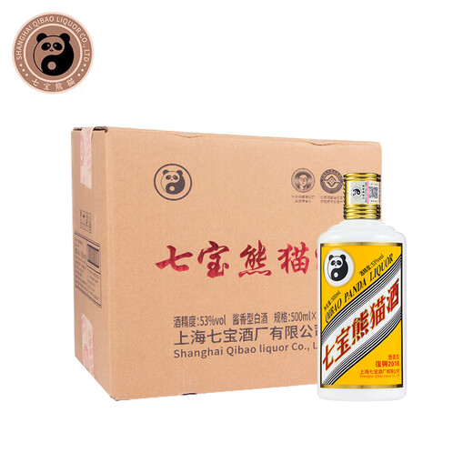 Qibao Panda 53 Saucengeschmack 500 ml*6 Flaschen Flaggschiff-Modell Full Box