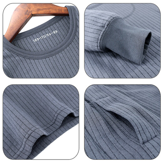 Jihua 3066 new style autumn clothes, autumn trousers, autumn and winter underwear sets, warm clothes, genuine army green winter autumn clothes and trousers for men, dark gray autumn clothes and trousers sets 175/92-96