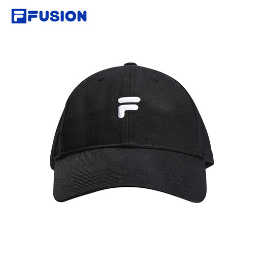 FILA FUSION Official fashion brand sports baseball cap for men and women, trendy casual hat, white white hat