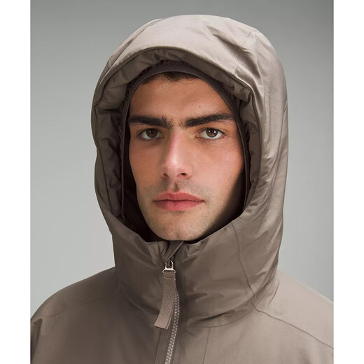 Lululemon Lululemon Men's Down Jacket StretchSeal Parka 600 Fill Goose Down Weatherproof Jacket Nomad Nomad Brown S