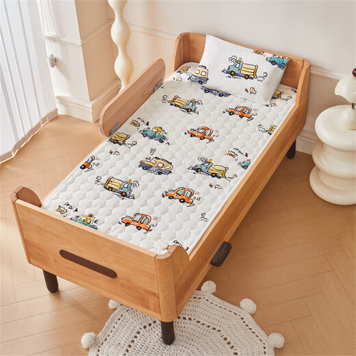 Yalu milk velvet quilted children's mattress mattress mattress kindergarten baby Simmons sleeping mat student dormitory single mattress bus car non-slip machine washable/velvet thickened dormitory bed 90*200cm single mattress
