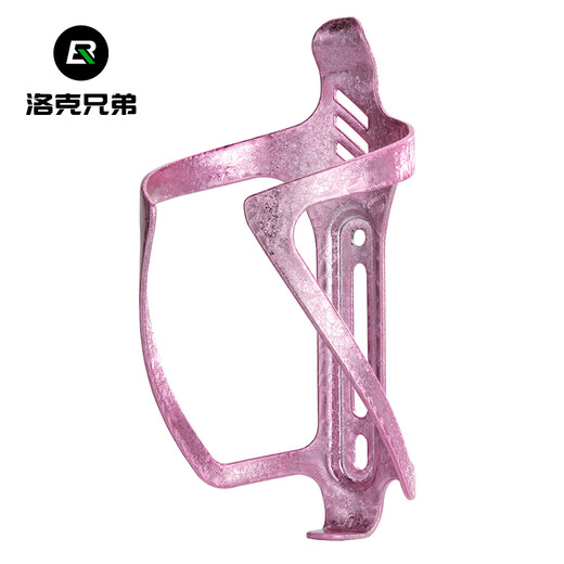 Rock Brothers Bicycle Water Bottle Rack Aluminum Cycling Water Cup Rack Road Mountain Folding Commuter Bike Water Bottle Rack Ice Crack Pink