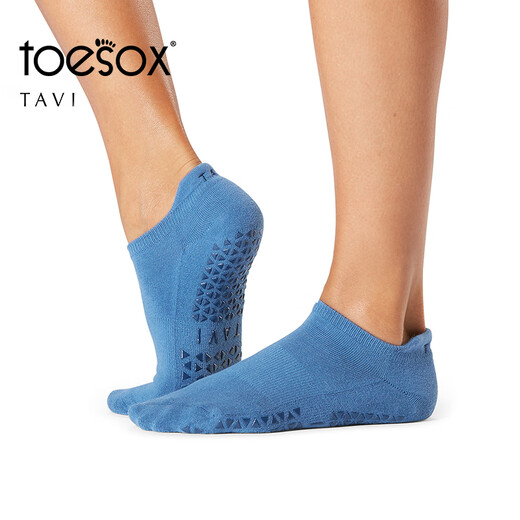 Toesox yoga socks women's non-slip professional sports socks Pilates socks sweat-absorbent and breathable Savvy TAVI co-branded coral pink S (size 34~38)