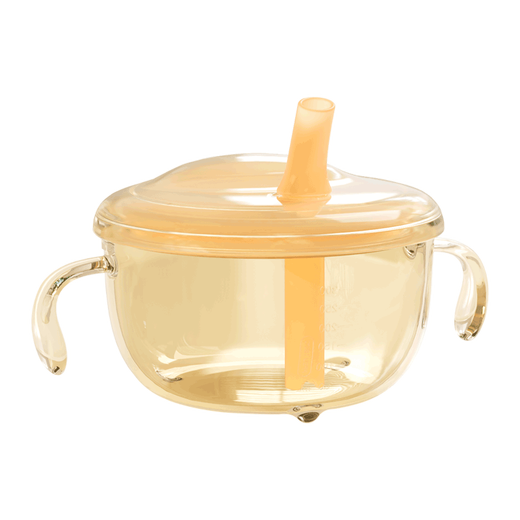 COOKSS婴儿辅食碗新生儿注水碗宝宝喝汤吸管碗米粉米糊喂水碗儿童餐具