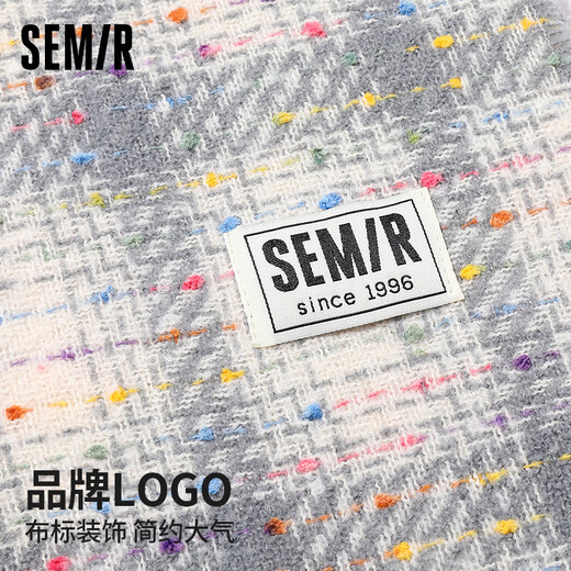 Semir scarf women's autumn and winter plaid shawl women's warm scarf New Year's Christmas birthday gift for girlfriend gift box