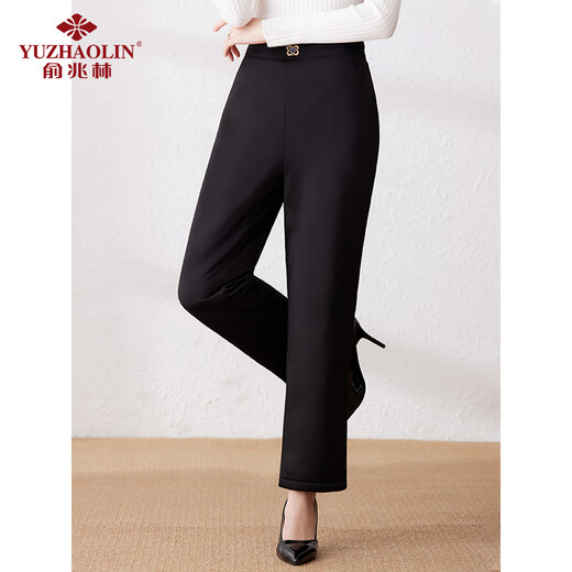 Yu Zhaolin middle-aged and elderly women's winter 90 white duck down down pants mom plus down pants grandma warm pants Y244K3020