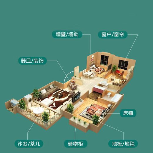 Yunnan Materia Medica Formaldehyde Removing Spray Photocatalyst Formaldehyde Scavenger New Home Household Formaldehyde Removing Benzene Air Purification 300ml 2 Bottles