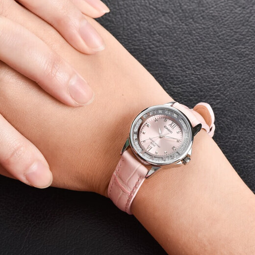 Casio (CASIO) watch Women's SHEEN Simple Casual Fashion Student Waterproof Exam Pointer Quartz Watch Gift for Girlfriend LTP-1391L-4A Pink Belt